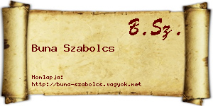 Buna Szabolcs névjegykártya